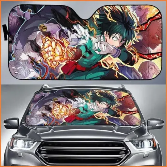 Hero Academia Auto Sun Shade Car Sunshade Automotive Sunshade