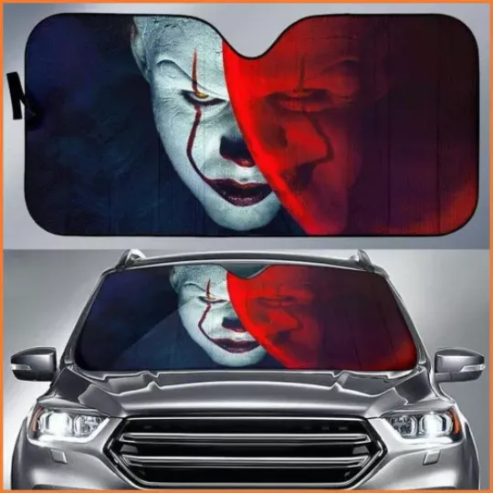 Pennywise Red Balloon Auto Sun Shade Car Sunshade Car Sunshade Accessories