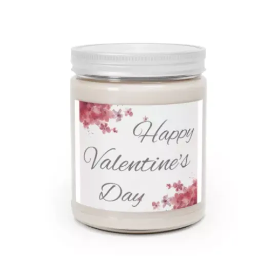 Happy Valentine's Day Scented Candles
