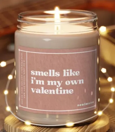 Self Love Gift Funny Candle Valentines Gift for Friend Galentines Gifts Candle