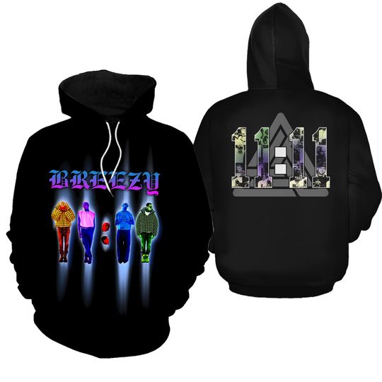 Chris Brown 3D Hoodie, Chris Brown 11:11 Tour Hoodie, Chris Brown Breezy Hoodie, 11 11 Tour Unisex Hoodie, Chris Brown Women Hoodie