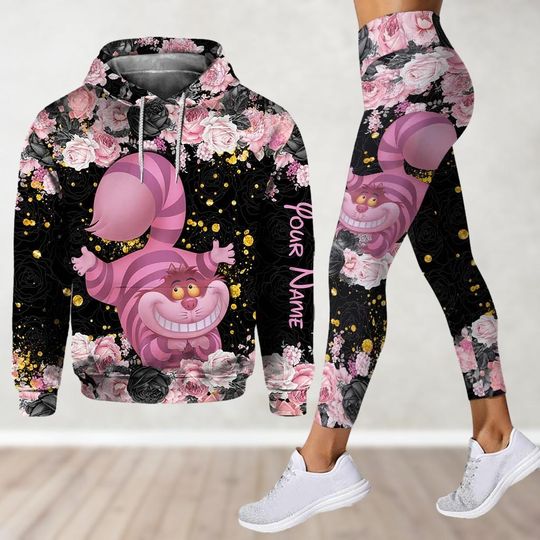 Cheshire Cat Hoodie And Leggings, Alice Wonderland Hoodie, Intermational Women's Day Gift, Gift For Women