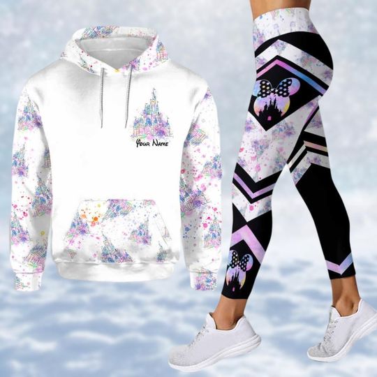 Personalized Magic Kingdom Hoodie And Legging, Intermational Women's Day Gift, Mother's Day Gift, Gift For Women