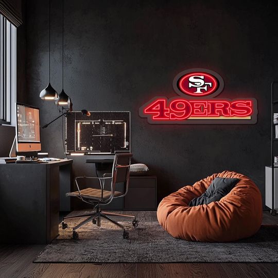 San Francisco 49ers Neon Sign | Football Lovers Gift | Gift For Him