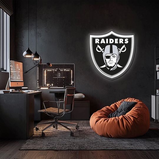 Las Vegas Raiders Neon Sign | Football Lovers Gift | Gift For Him