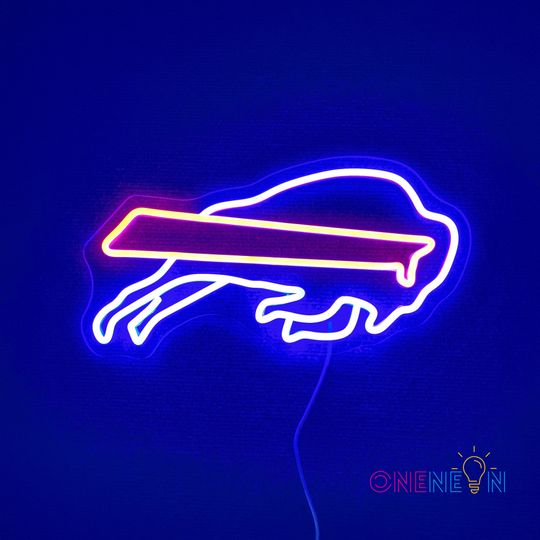 Buffalo Bills Football Neon Sign | Football Lovers Gift | Gift For Him
