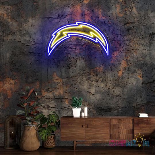 Chargers Neon Sign | Football Lovers Gift | Gift For Him