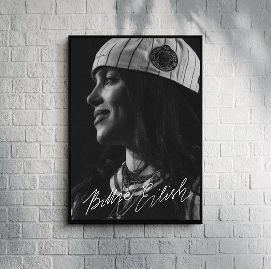 Billie Eilish 1 Poster, Artist Poster, Hit Me Hard and Soft,  Music Poster