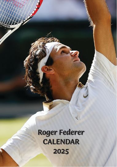 Roger Federer 2025 Calendar