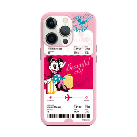 Beautiful City Travel Ticket Minnie Mouse  Phone Case, Disney Phone case