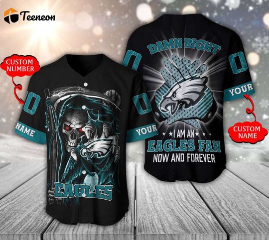 Personalized Team Philadelphias Baseball Jersey, Damn Right I Am a Philadelphias Fan Now Amd Forever Jersey