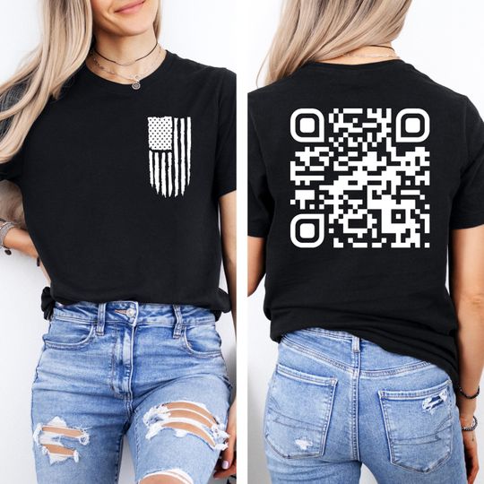 Viral Trump Dance YMCA QR Code T-Shirt - Funny Trump Dance Shirt, Trump Dance Prank Shirt
