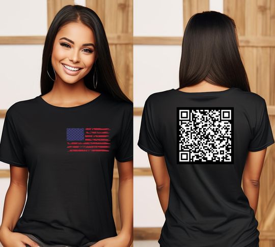 Viral Trump Dance YMCA QR Code T-Shirt - Funny Trump Dance Shirt, Trump Dance Prank Shirt