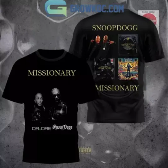 Snoop Dogg Missionary With Dr. Dre T-Shirt 3D