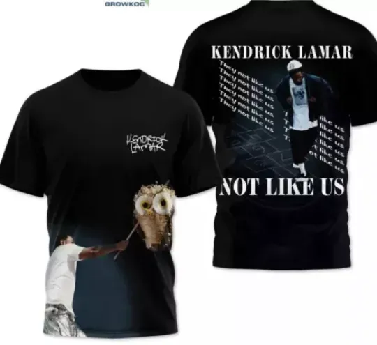 Kendrick Lamar Not Like Us New Release 3D T-Shirt