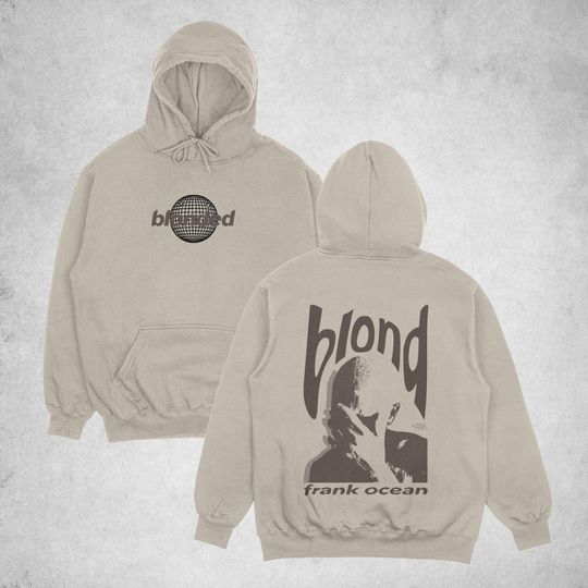 Beige Frank Ocean Double Sided Hoodie | Trendy Shirt | Gift For Fan