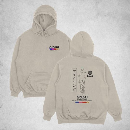 Frank Ocean Blond - Solo Double Sided Hoodie | Trendy Shirt | Gift For Fan