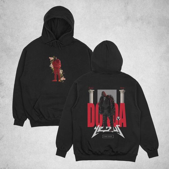 Kanye West Double Sided Hoodie | Trendy Shirt | Gift For Fan