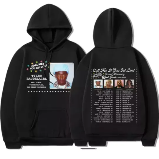 Tyler The Creator Hoodies Call Me If You Get Lost Hoodie Unisex Tee