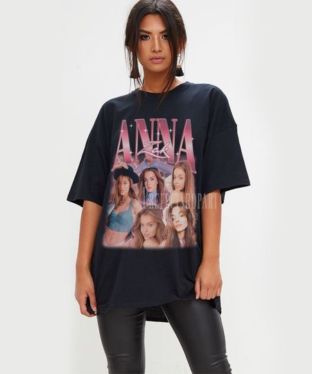 Anna Zak Shirt, Anna Zak 90's Vintage Homage Shirt, Israeli Model, Social Media Influencer, Avani Gregg, Anna Zak Fan