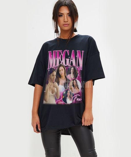 MEGAN FOX Vintage Shirt, Megan Denise Fox Homage Tshirt, Megan Fox Fan Tees,  Megan Fox Merch Gift