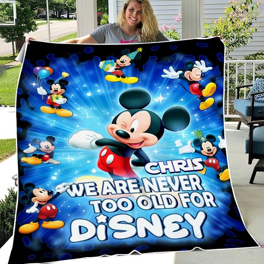 Mickey Disney Throw Blanket