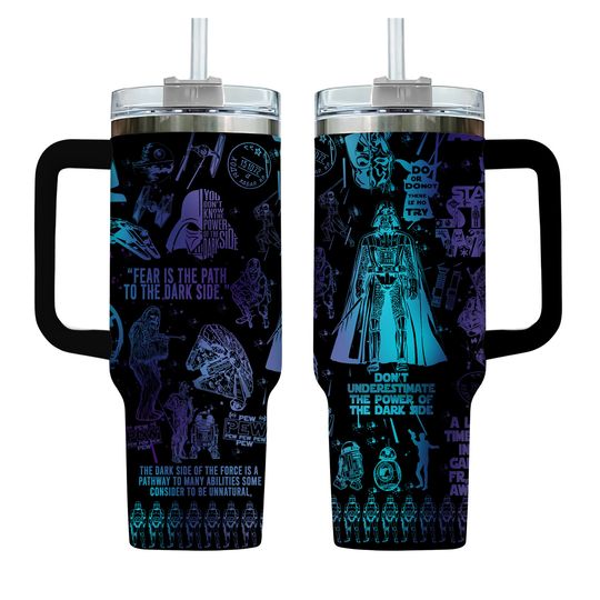 Discover Stanley | StarWars | Darth | Vader | Custom | Laser Engraved | Etched | Tumbler| 40oz | Quencher | Dark Side