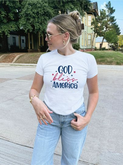 4th of July Baby Tee American Flag Baby Tee Coquette Baby Tee July 4th Crop Top Americacore Y2K Baby Tee Patriotic Baby Tee Merica Baby Tee
