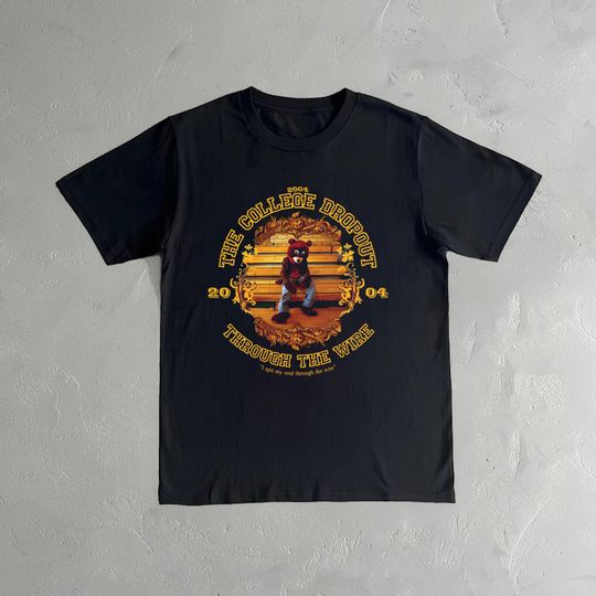 Kanye West T-Shirt - College Dropout Album Shirt - Kanye West Merch - Kanye West Album Cover - Rapper Tee - Kanye Gift