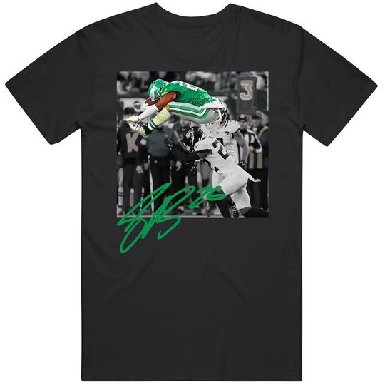 Saquon Barkley Backwards Hurdle Philadelphia Football Fan T Shirt