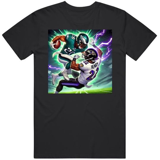 Saquon Barkley Derrick Henry Rushing Yard Leaders Sports Fan T Shirt