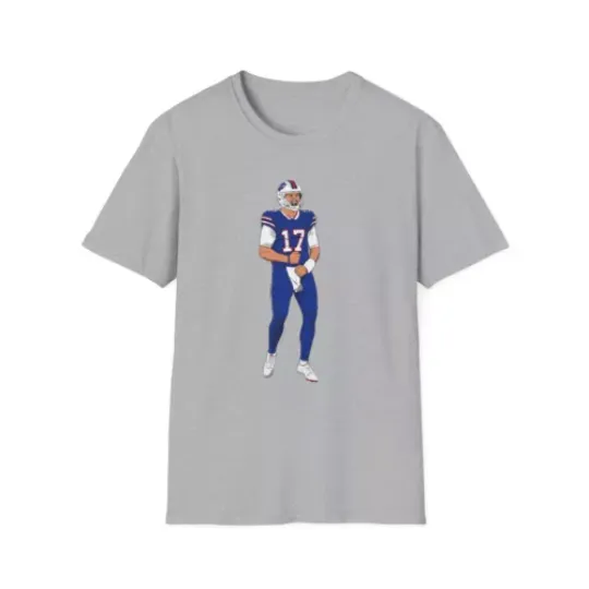 Josh Allen Celebrating T-Shirt, Buffalo Football, Gift For Bills Fan