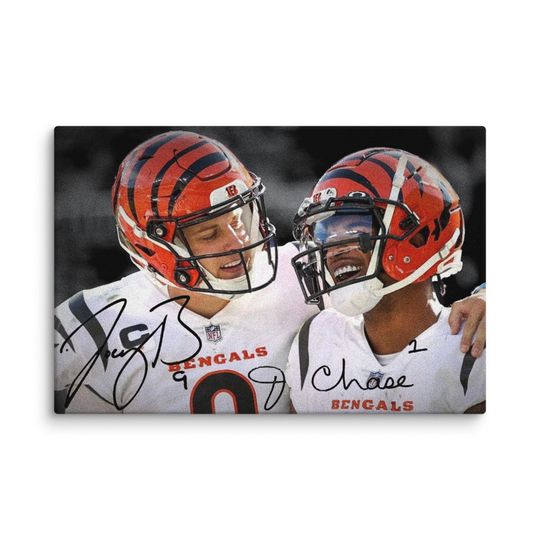 Joe Burrow and Jamarr Chase Inspired Poster