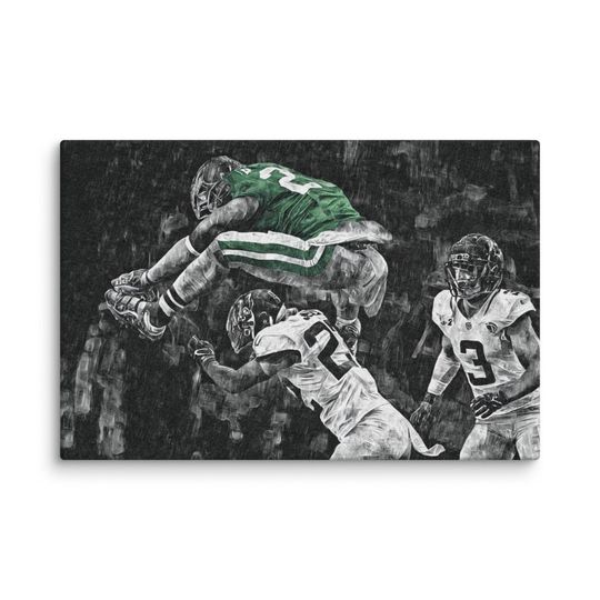 Saquon Barkley Inspired Poster