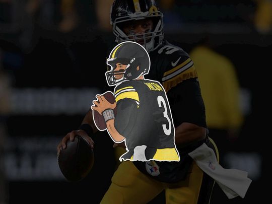 Discover Russell Wilson x Pittsburgh Steeler Sticker