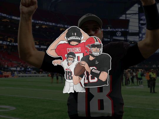 Kirk Cousins x Atlanta Falcons Sticker