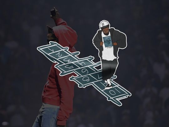 Discover Kendrick Lamar They Not Like Us Hopscotch Sticker