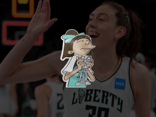 Breanna Stewart x Hey Arnold Mashup - 2024 WNBA Champions Sticker