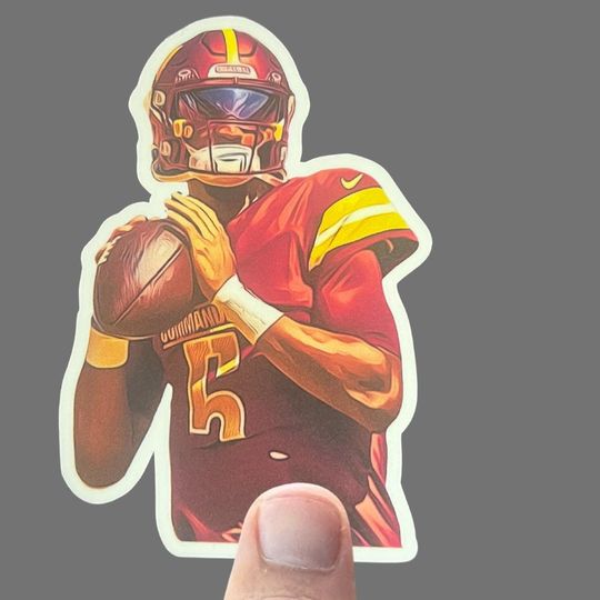Jayden Daniels Sticker, Washington Commanders,