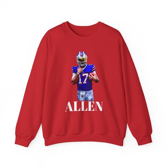 Josh Allen Buffalo Bills Sweatshirt, Football Fan Gift, Buffalo Bills