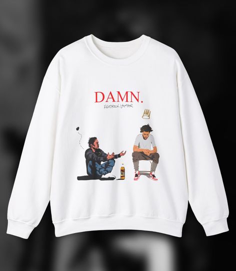 Kendrick Lamar Streetwear Sweatshirt, DAMN Graphic Shirt