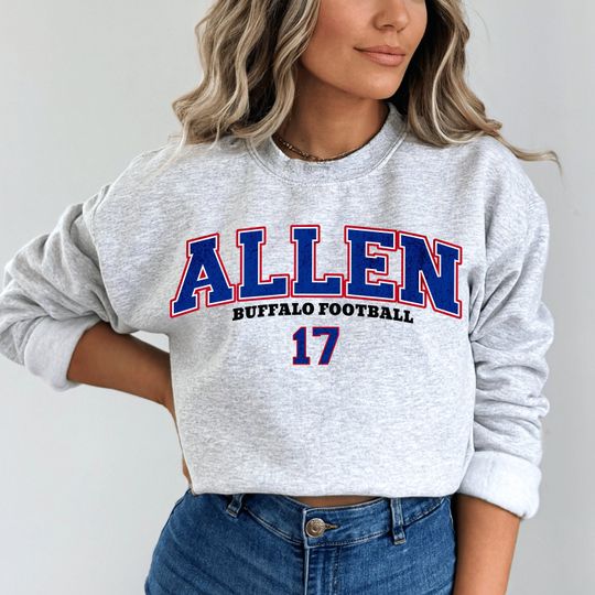 Josh Allen Sweatshirt, Buffalo Football Sweatshirt, Vintage Style Buffalo Sweatshirt