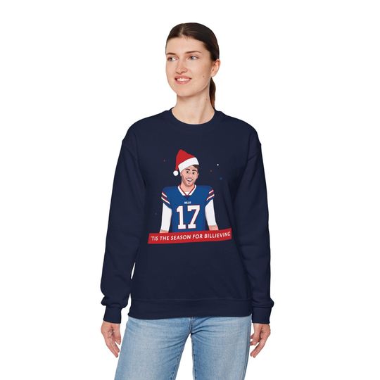 Josh Allen Christmas sweatshirt