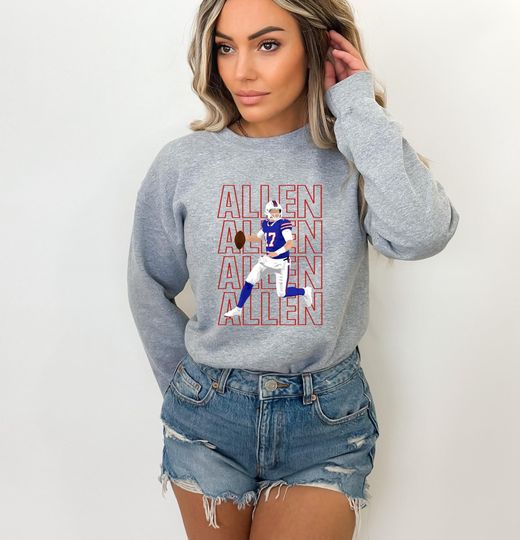 Josh Allen Buffalo Bills Sweatshirt