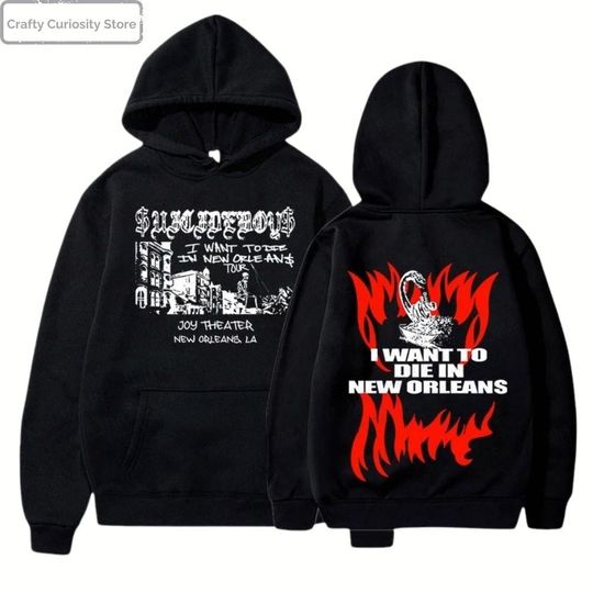 Suicideboy Hoodies , I Want To Die In New Orleans Hoodies