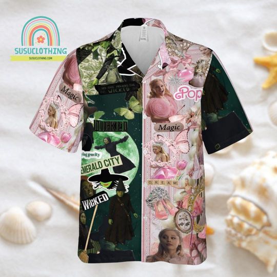 Wicked Hawaiian Shirt, Hawaiian Shirt, Beach Summer Hawaiian Shirt