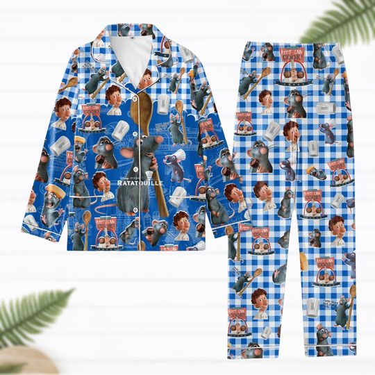 Ratatouille Mouse Pajamas Set, Little Chef Remy Pajamas, Disney Pixar Movie Kid Women Pajamas, Pajamas For Party, Disney Pjs