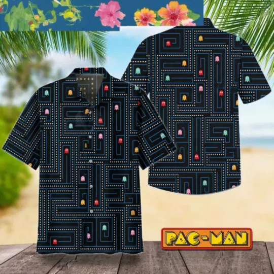 Game Of Our Time Pac Man Hawaiian Shirts