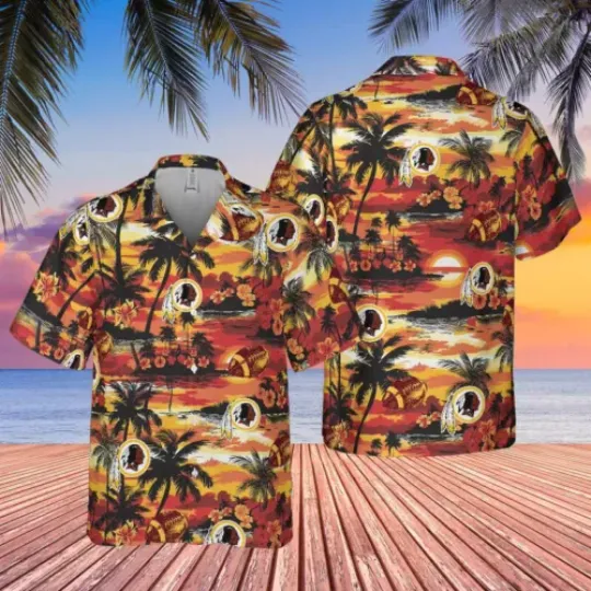 Washingtons Team Redskins Hawaiian Shirt