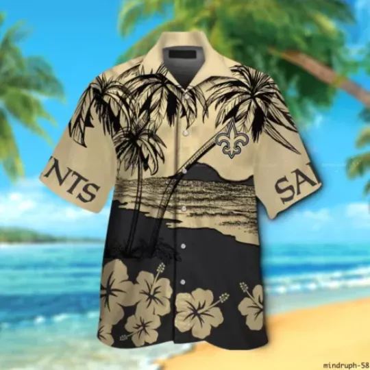 New OrleanSaints Hawaiian Shirt, Game Day Hawaiian Shirt